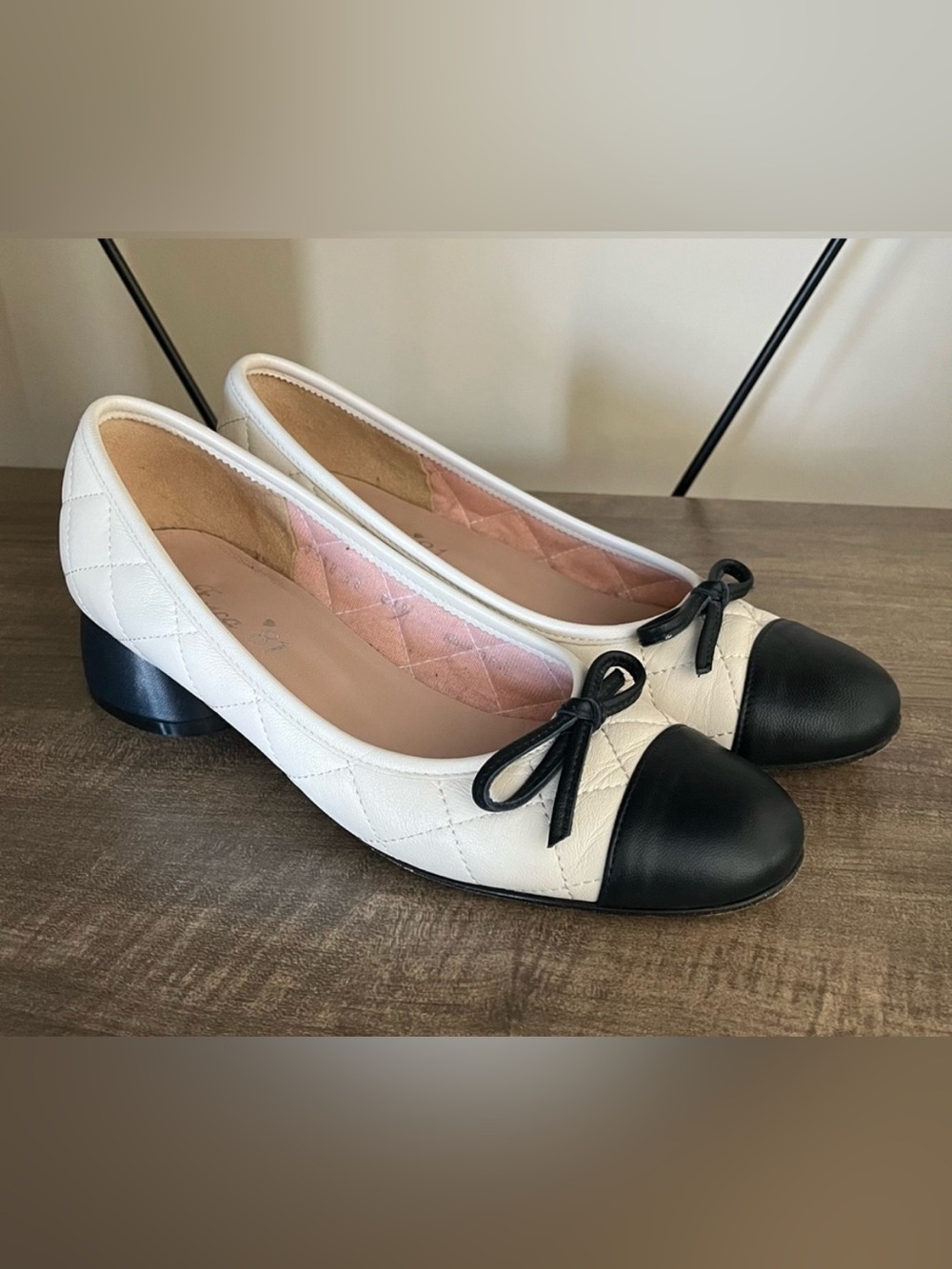 Ferca 81 Quilted Leather Shoes Size 38 / US 7.5